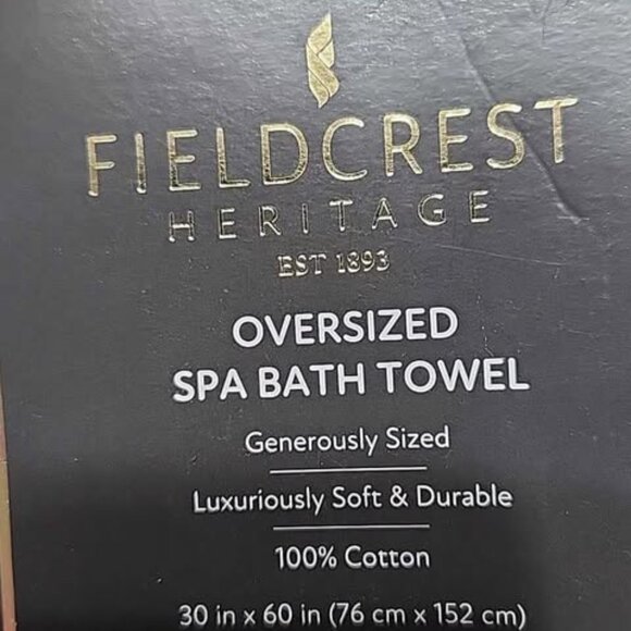 NWOT Fieldcrest Heritage bath towels and matching cotton rug - Picture 3 of 6